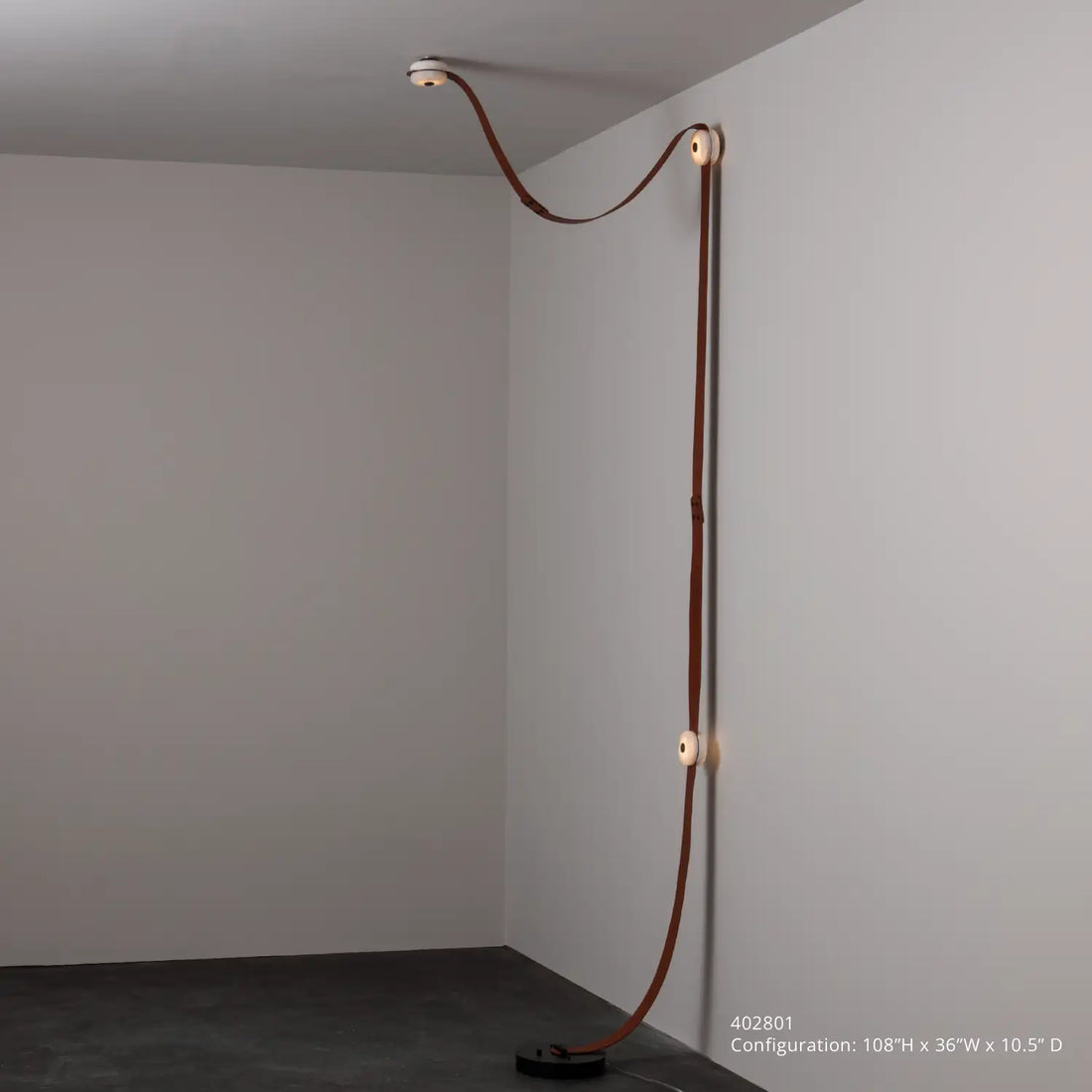 HUBBARDTON FORGE, SNAPS FLOOR-TO-CEILING PLUG-IN LED LAMP, FLOOR LAMP