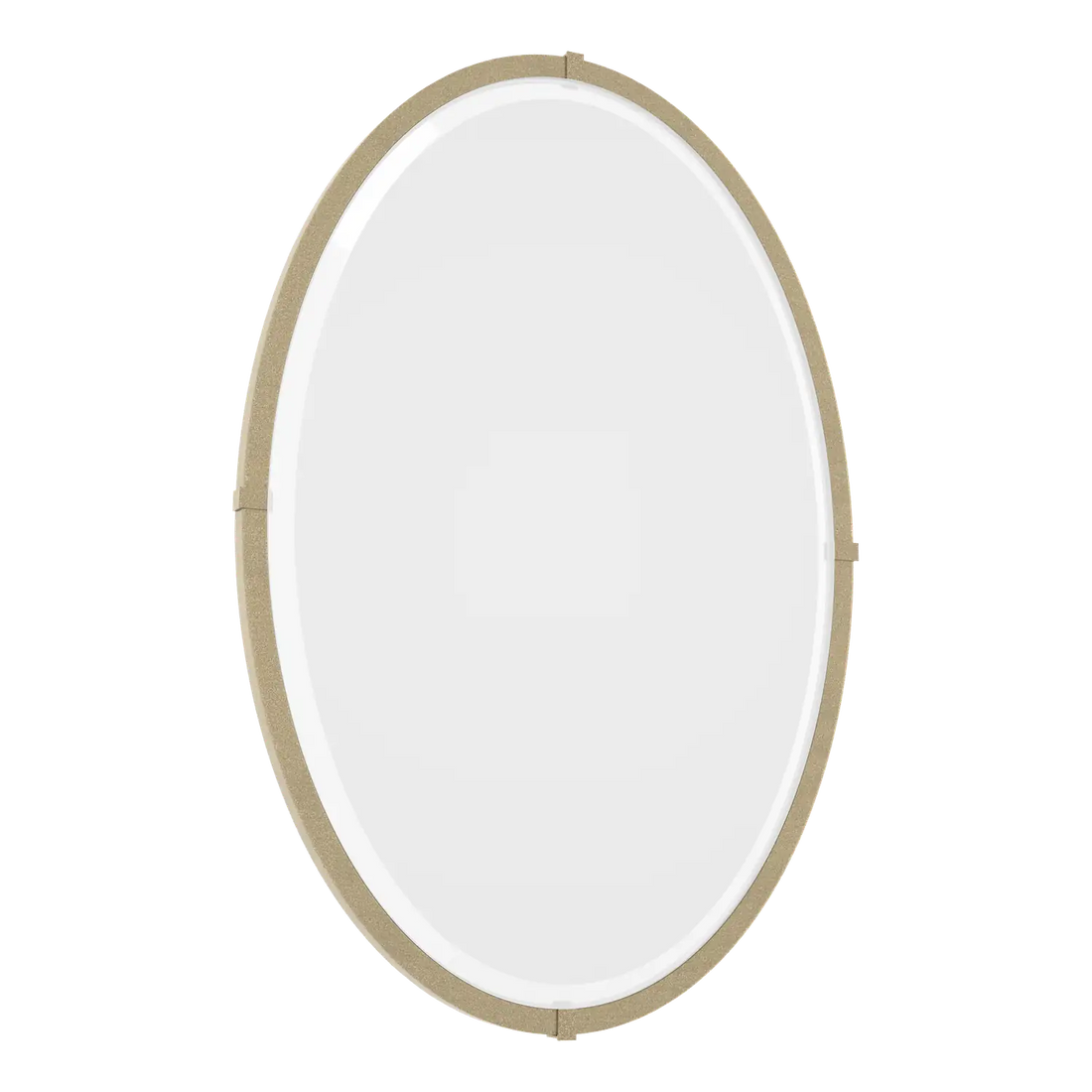 HUBBARDTON FORGE BEVELED OVAL MIRROR - Decorative Accents