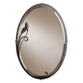 Hubbardton Forge Beveled Oval Mirror - Decorative Accents