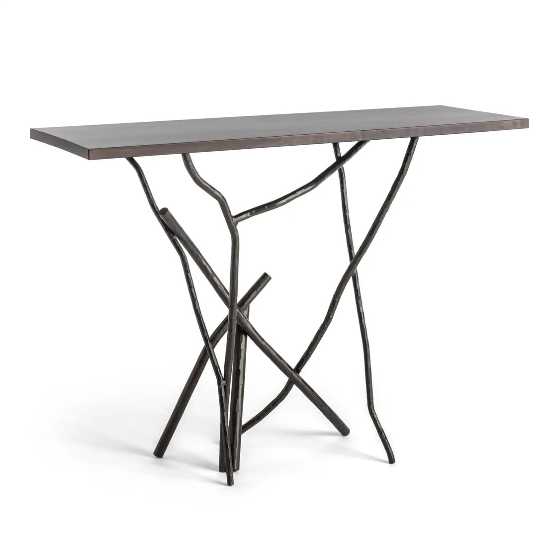 HUBBARDTON FORGE BRINDILLE WOOD TOP CONSOLE TABLE - Decorative Accents