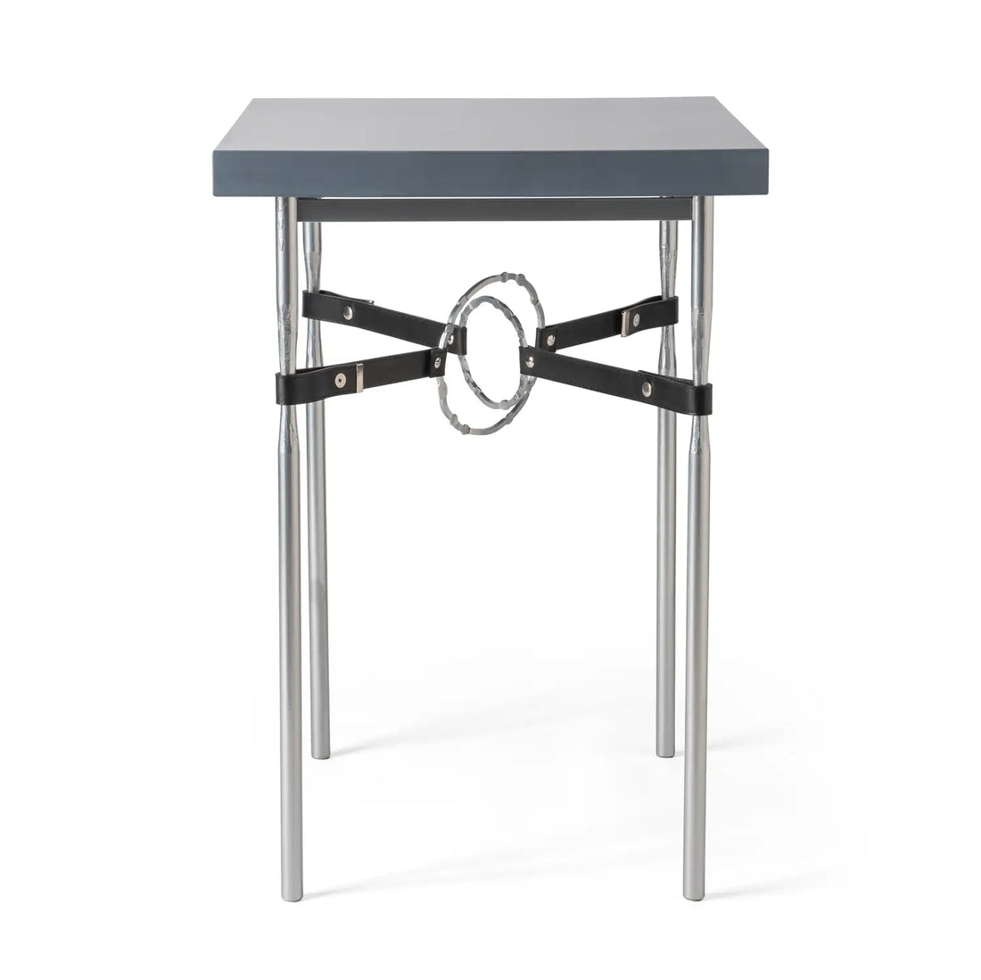 HUBBARDTON FORGE EQUUS WOOD TOP SIDE TABLE - Decorative Accents