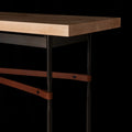 Hubbardton Forge Equus Wood Top Console Table - Decorative Accents