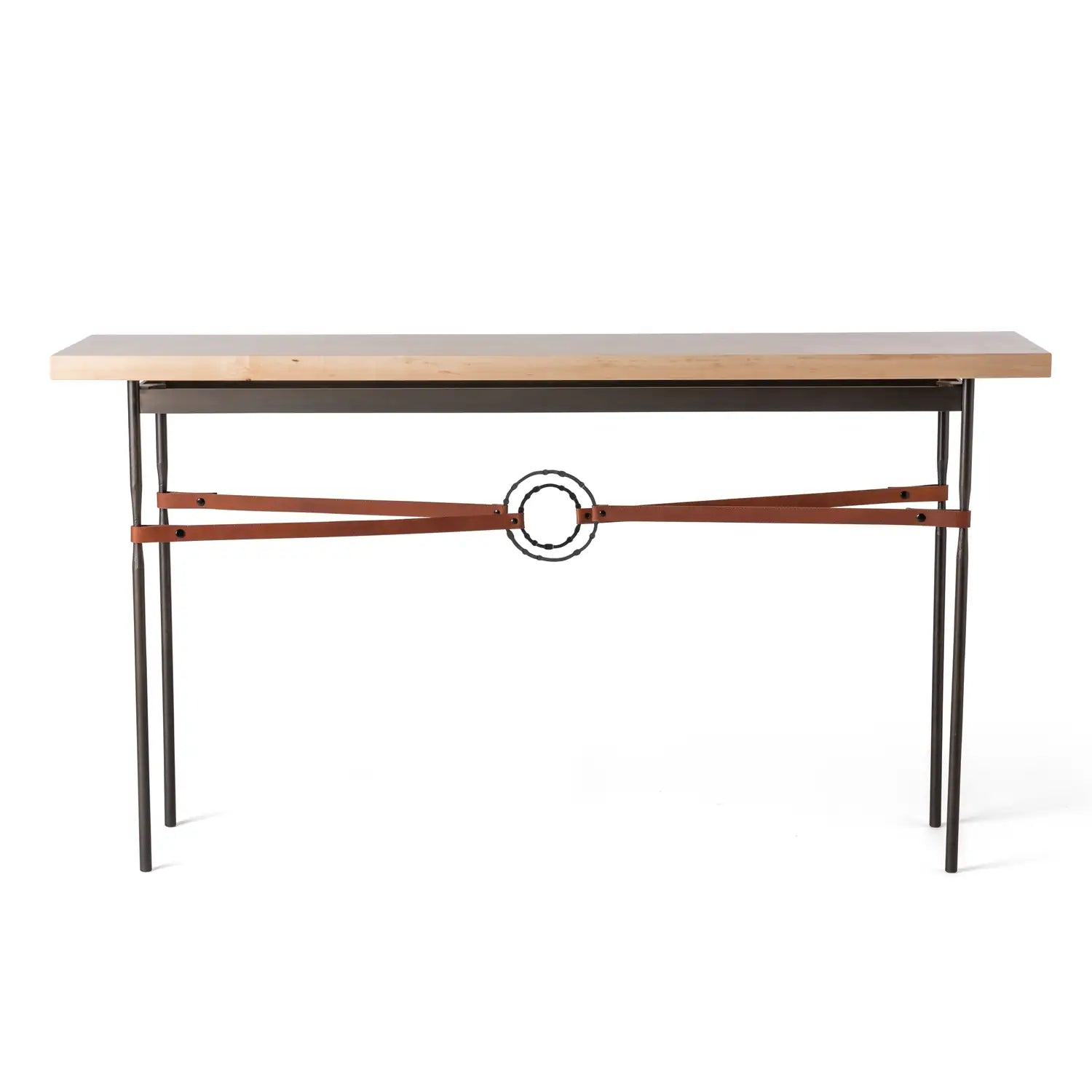 Hubbardton Forge Equus Wood Top Console Table - Decorative Accents