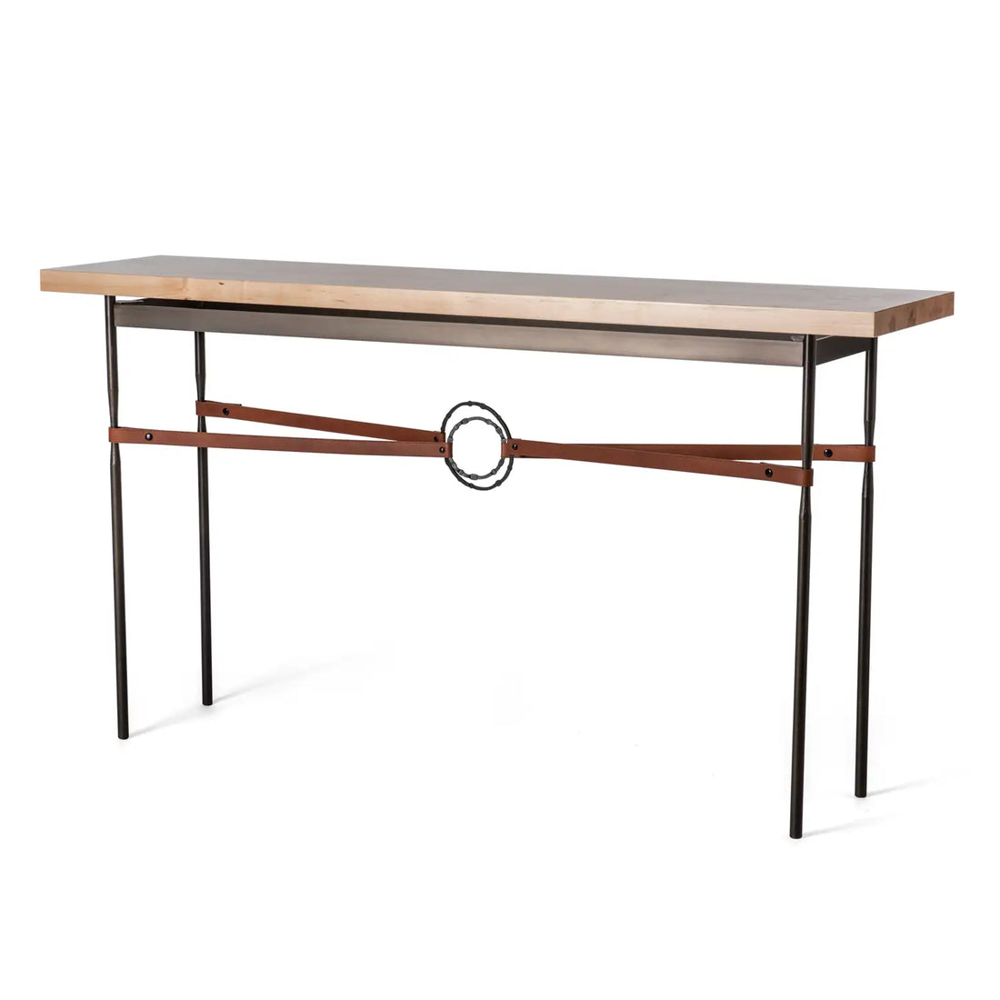 Hubbardton Forge Equus Wood Top Console Table - Decorative Accents