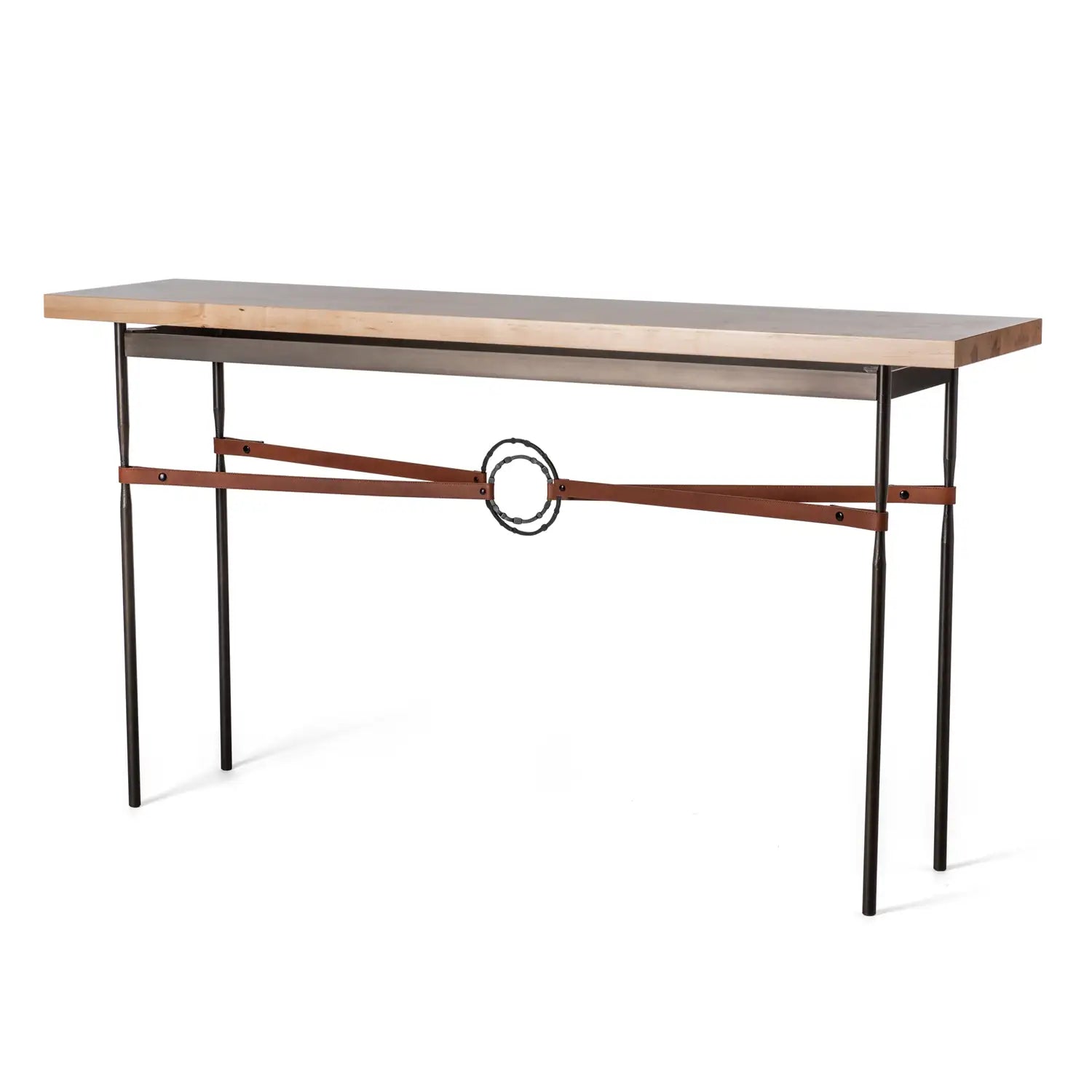 Hubbardton Forge Equus Wood Top Console Table - Decorative Accents
