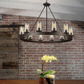 ARTCRAFT, MENLO PARK CHANDELIER, CHANDELIER LIGHT