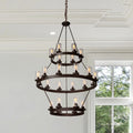 ARTCRAFT, MENLO PARK CHANDELIER, CHANDELIER LIGHT