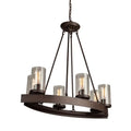 ARTCRAFT, MENLO PARK CHANDELIER, CHANDELIER LIGHT