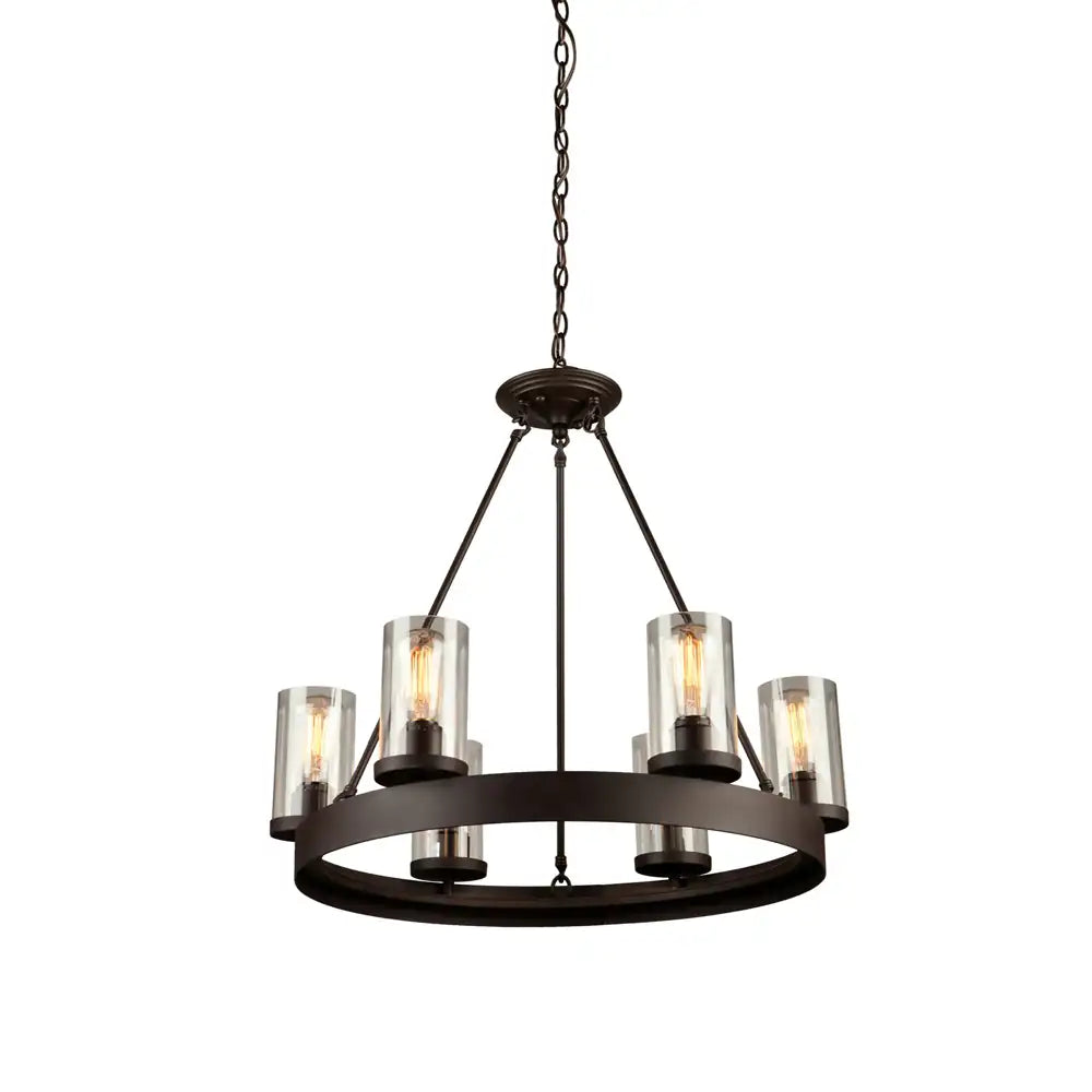 ARTCRAFT, MENLO PARK CHANDELIER, CHANDELIER LIGHT