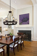 ARTCRAFT, MENLO PARK CHANDELIER, CHANDELIER LIGHT