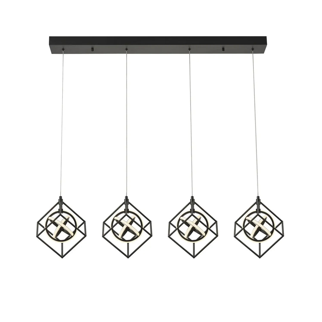 ARTCRAFT, TULIP ISLAND/POOL TABLE, LINEAR LIGHT