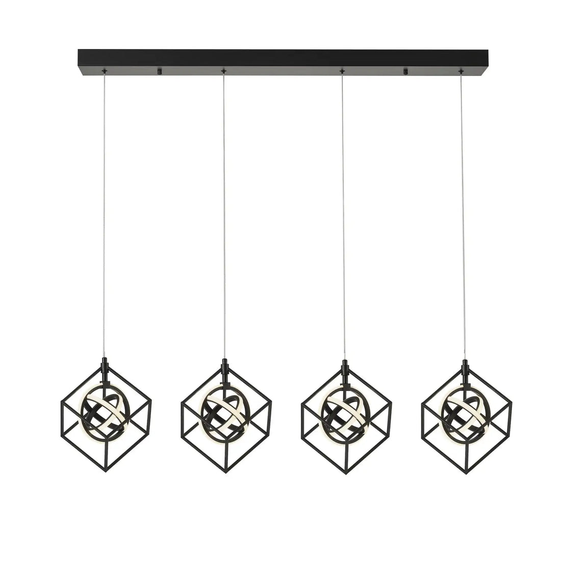 ARTCRAFT, TULIP ISLAND/POOL TABLE, LINEAR LIGHT