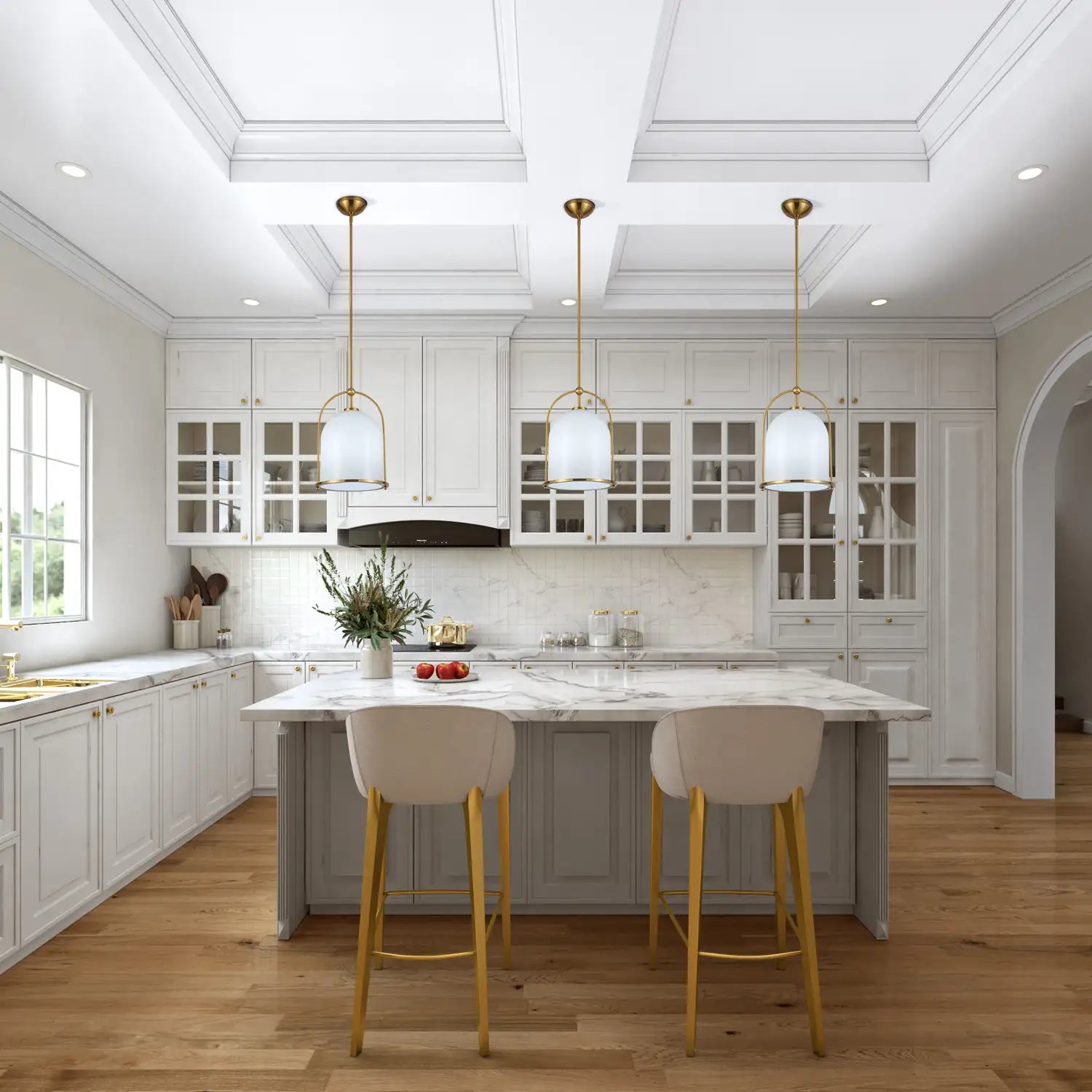 ARTCRAFT, DAHLIA PENDANT, PENDANT LIGHT