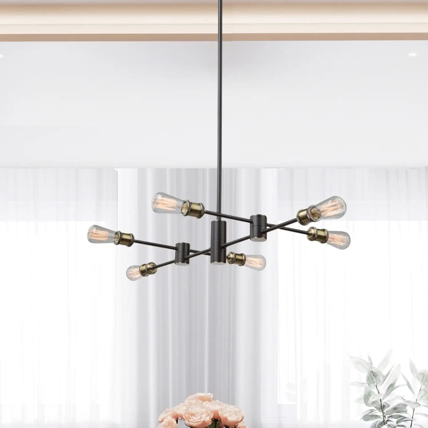 ARTCRAFT, TRIBECA CHANDELIER, CHANDELIER LIGHT