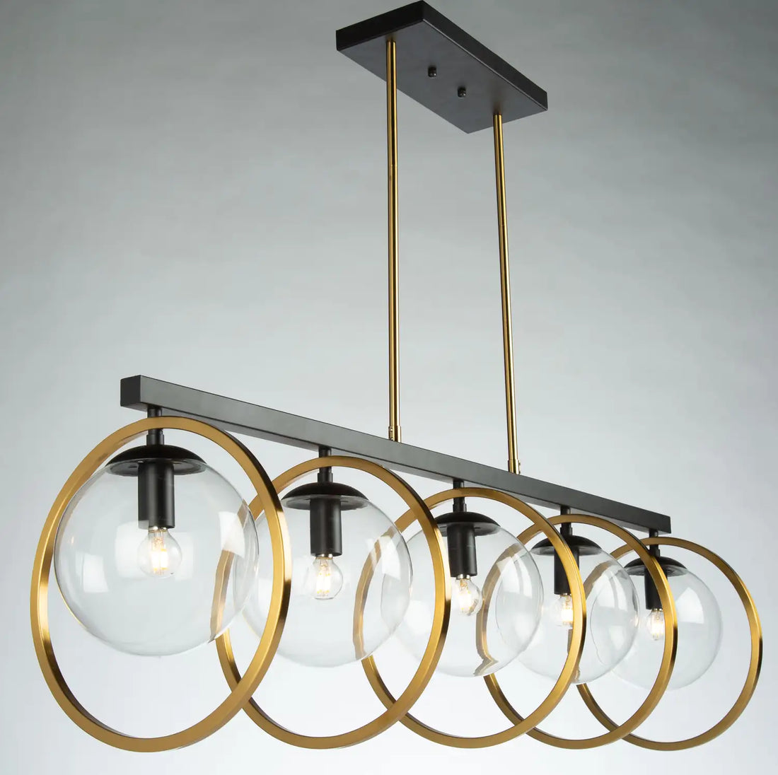 ARTCRAFT, LUGANO ISLAND/POOL TABLE, LINEAR LIGHT