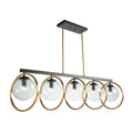 ARTCRAFT, LUGANO ISLAND/POOL TABLE, LINEAR LIGHT