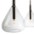 ARTCRAFT, CONIC ISLAND/POOL TABLE, LINEAR LIGHT