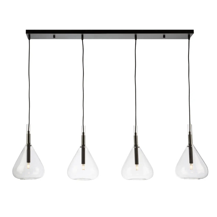 ARTCRAFT, CONIC ISLAND/POOL TABLE, LINEAR LIGHT