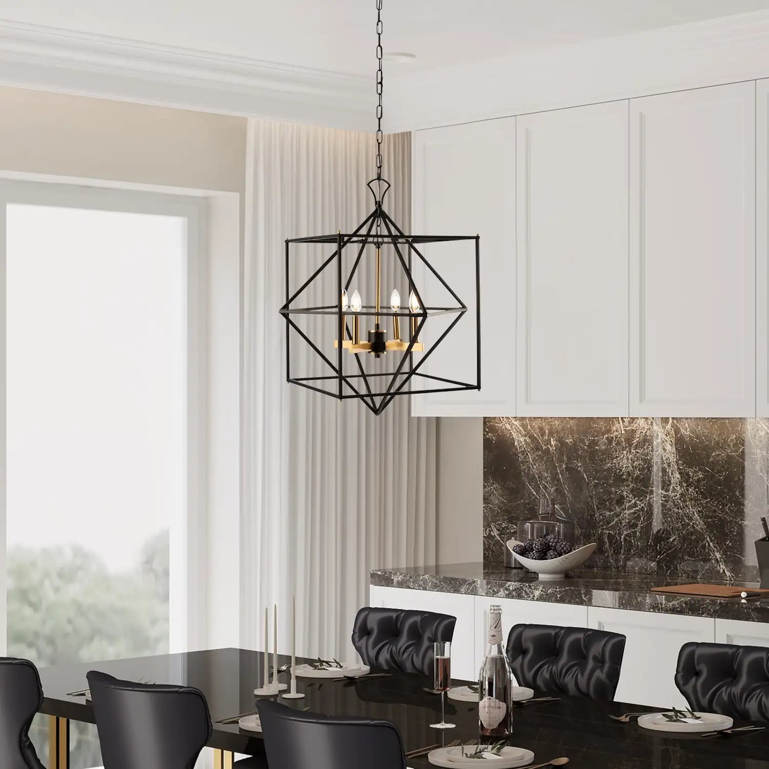 ARTCRAFT, ROXTON CHANDELIER, CHANDELIER LIGHT