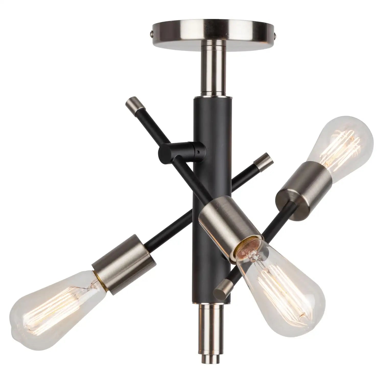 ARTCRAFT, TRURO SEMI-FLUSH MOUNT, SEMI FLUSH MOUNT LIGHT