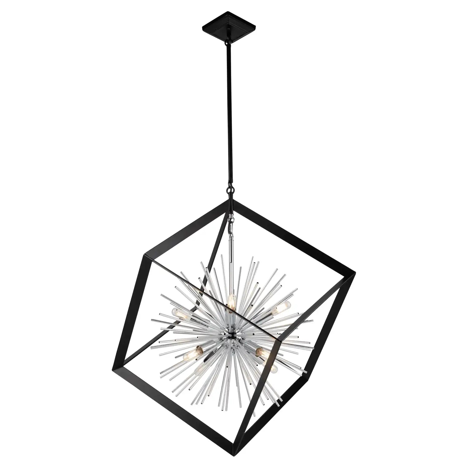 ARTCRAFT, SUNBURST CHANDELIER, CHANDELIER LIGHT