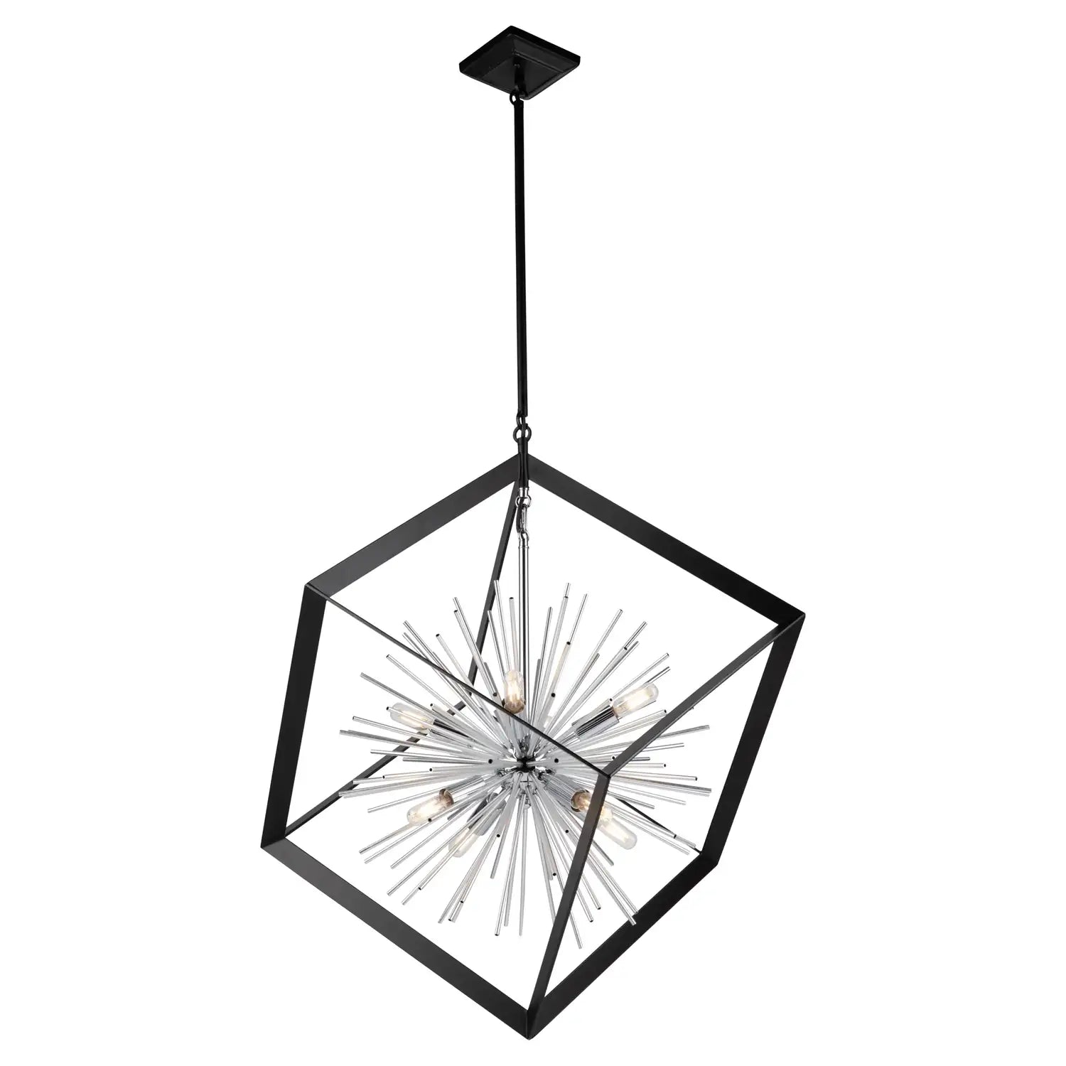 ARTCRAFT, SUNBURST CHANDELIER, CHANDELIER LIGHT