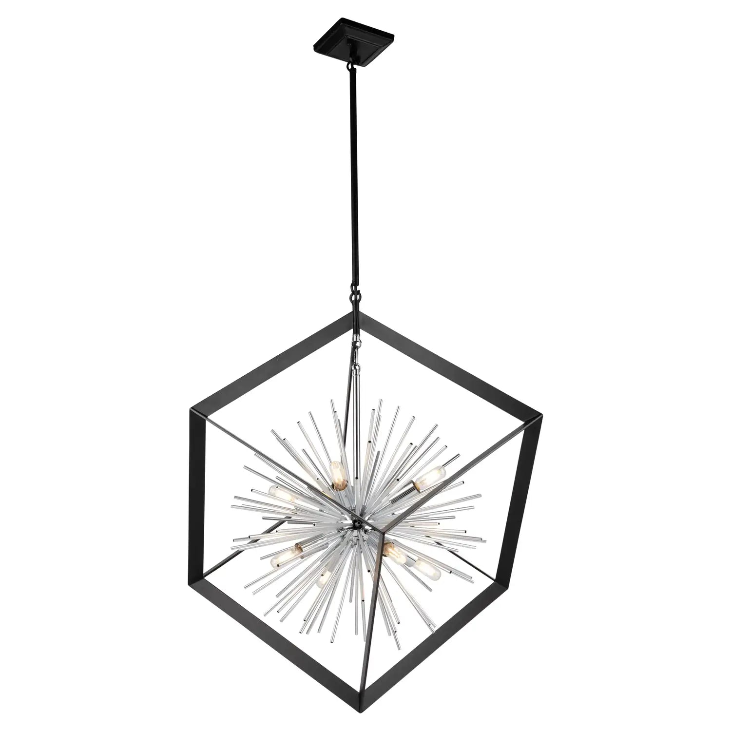 ARTCRAFT, SUNBURST CHANDELIER, CHANDELIER LIGHT