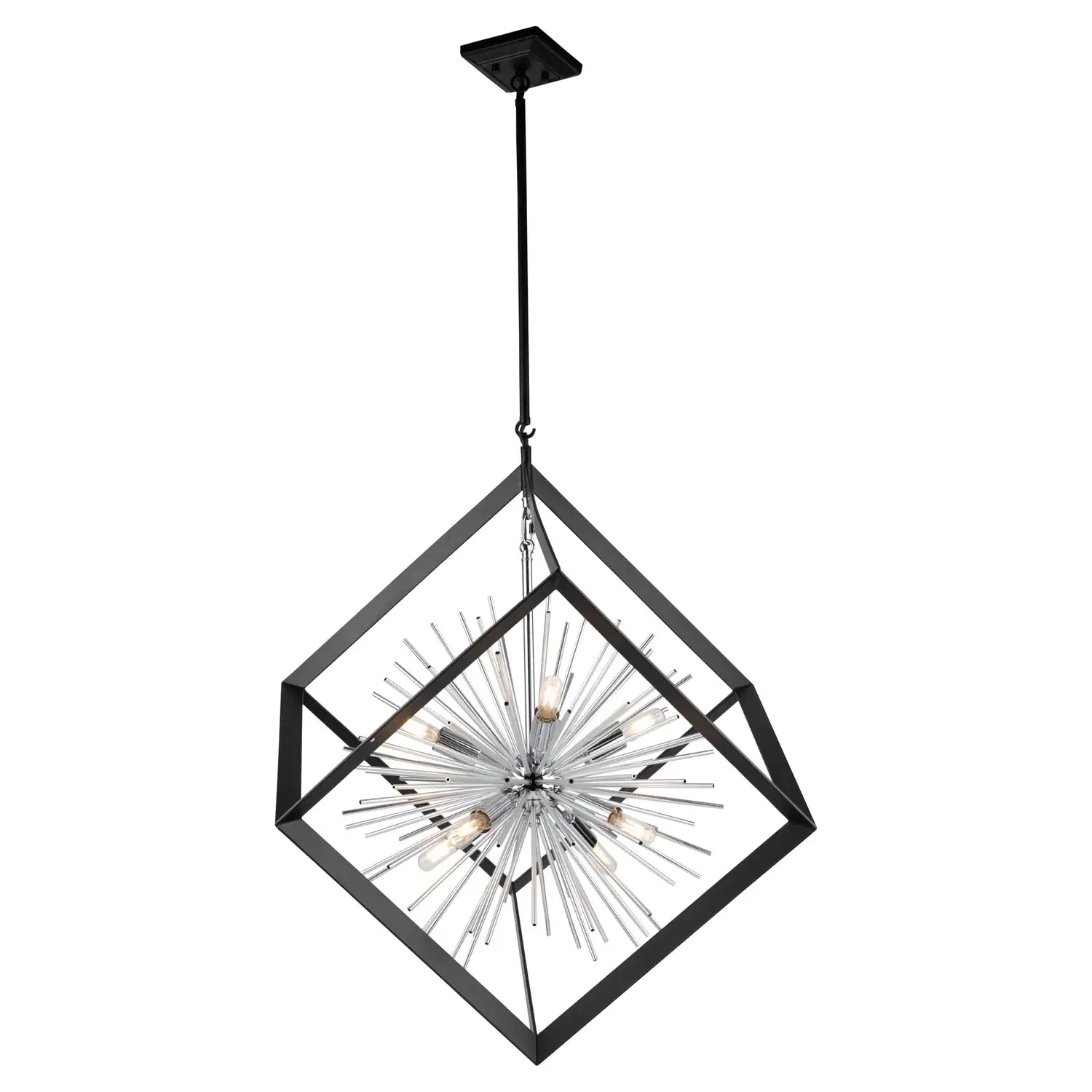 ARTCRAFT, SUNBURST CHANDELIER, CHANDELIER LIGHT
