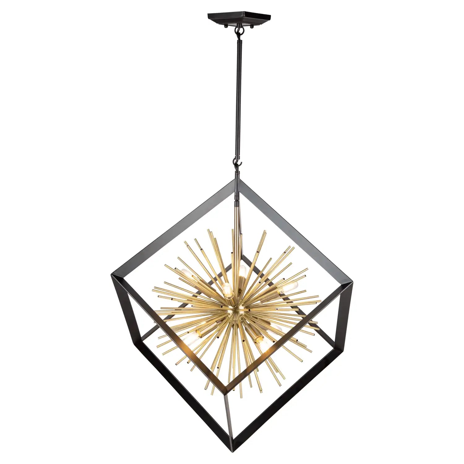 ARTCRAFT, SUNBURST CHANDELIER, CHANDELIER LIGHT