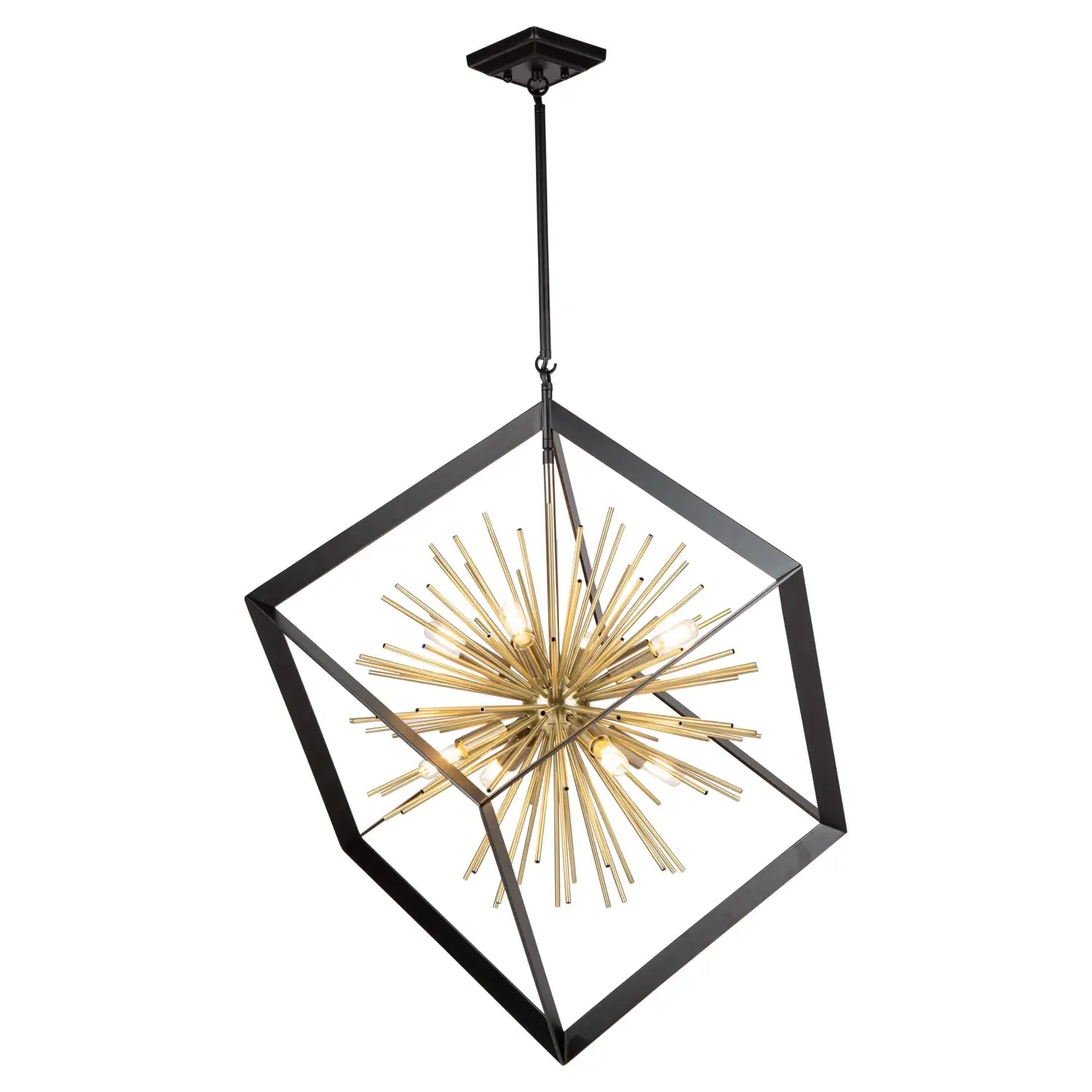 ARTCRAFT, SUNBURST CHANDELIER, CHANDELIER LIGHT