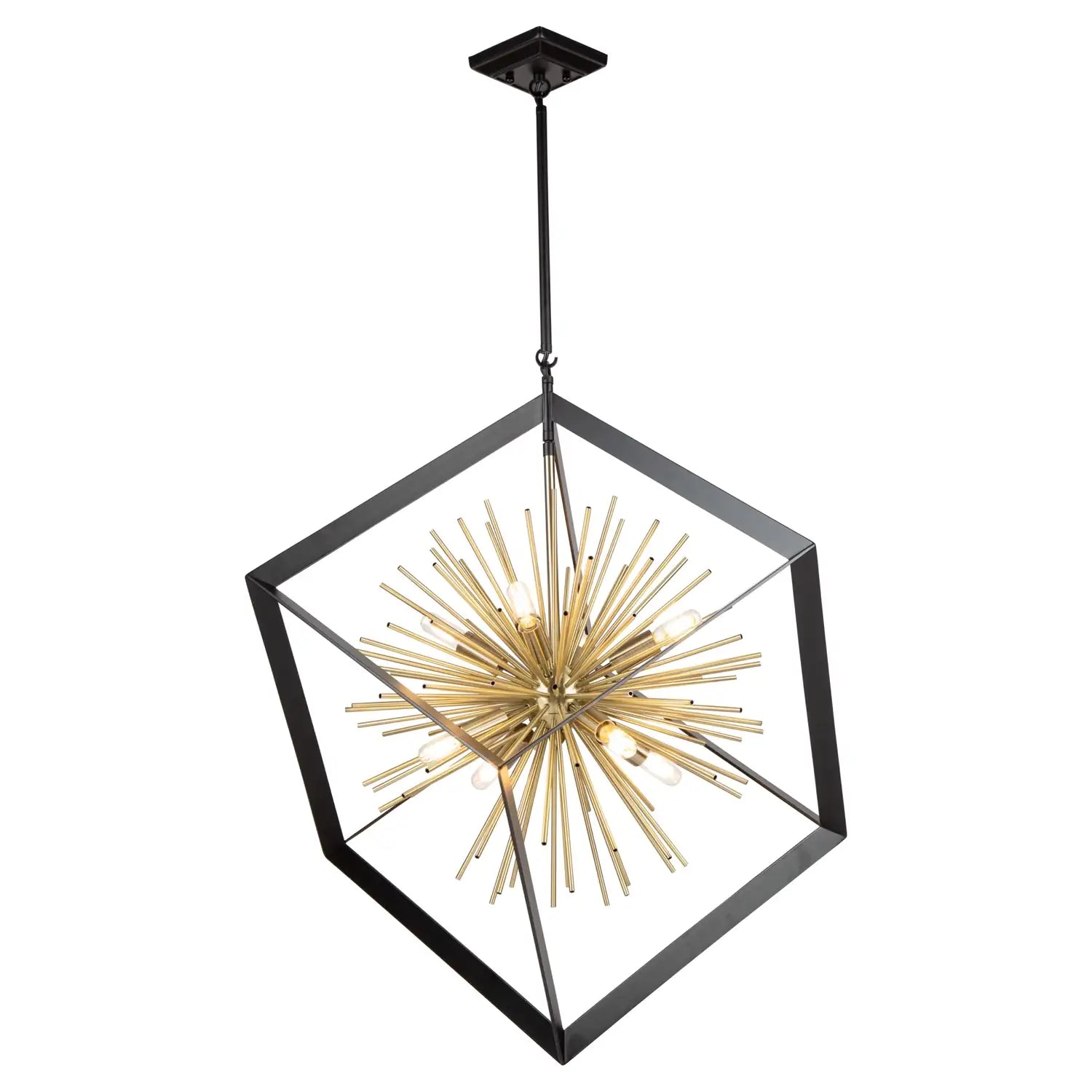 ARTCRAFT, SUNBURST CHANDELIER, CHANDELIER LIGHT