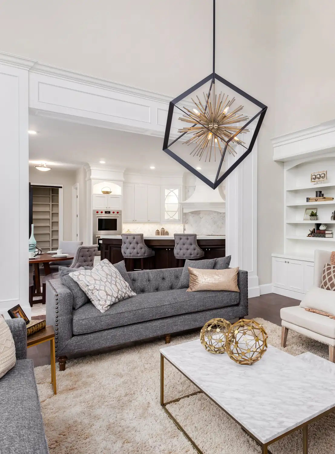 ARTCRAFT, SUNBURST CHANDELIER, CHANDELIER LIGHT