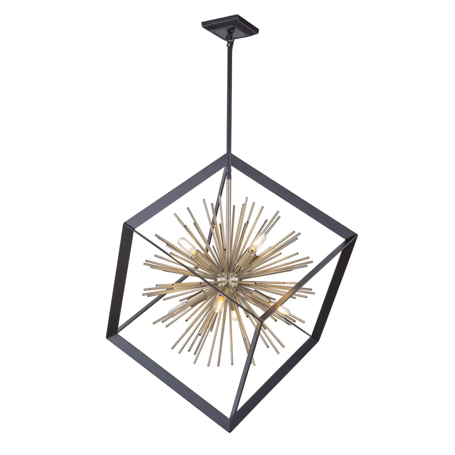 ARTCRAFT, SUNBURST CHANDELIER, CHANDELIER LIGHT