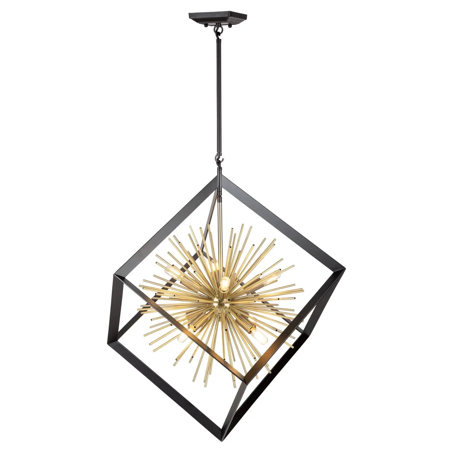 ARTCRAFT, SUNBURST CHANDELIER, CHANDELIER LIGHT
