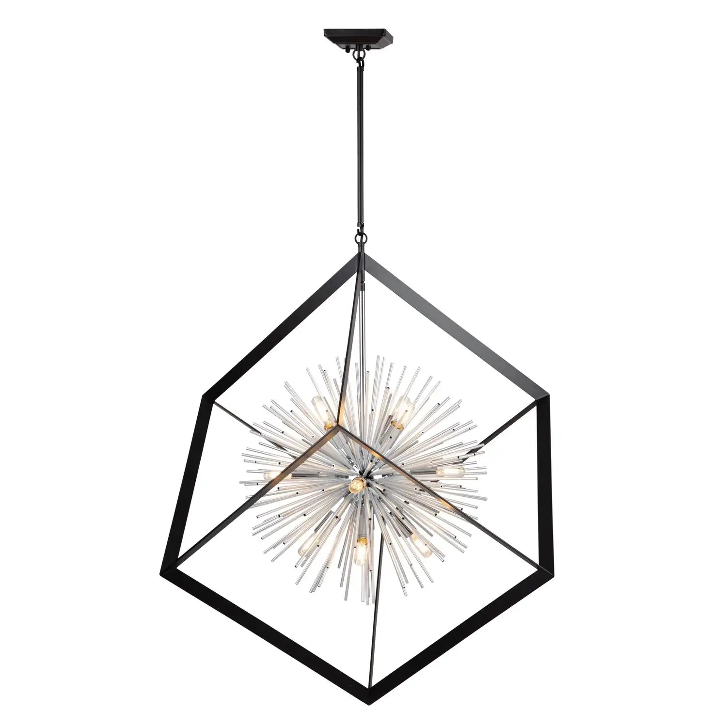 ARTCRAFT, SUNBURST CHANDELIER, CHANDELIER LIGHT
