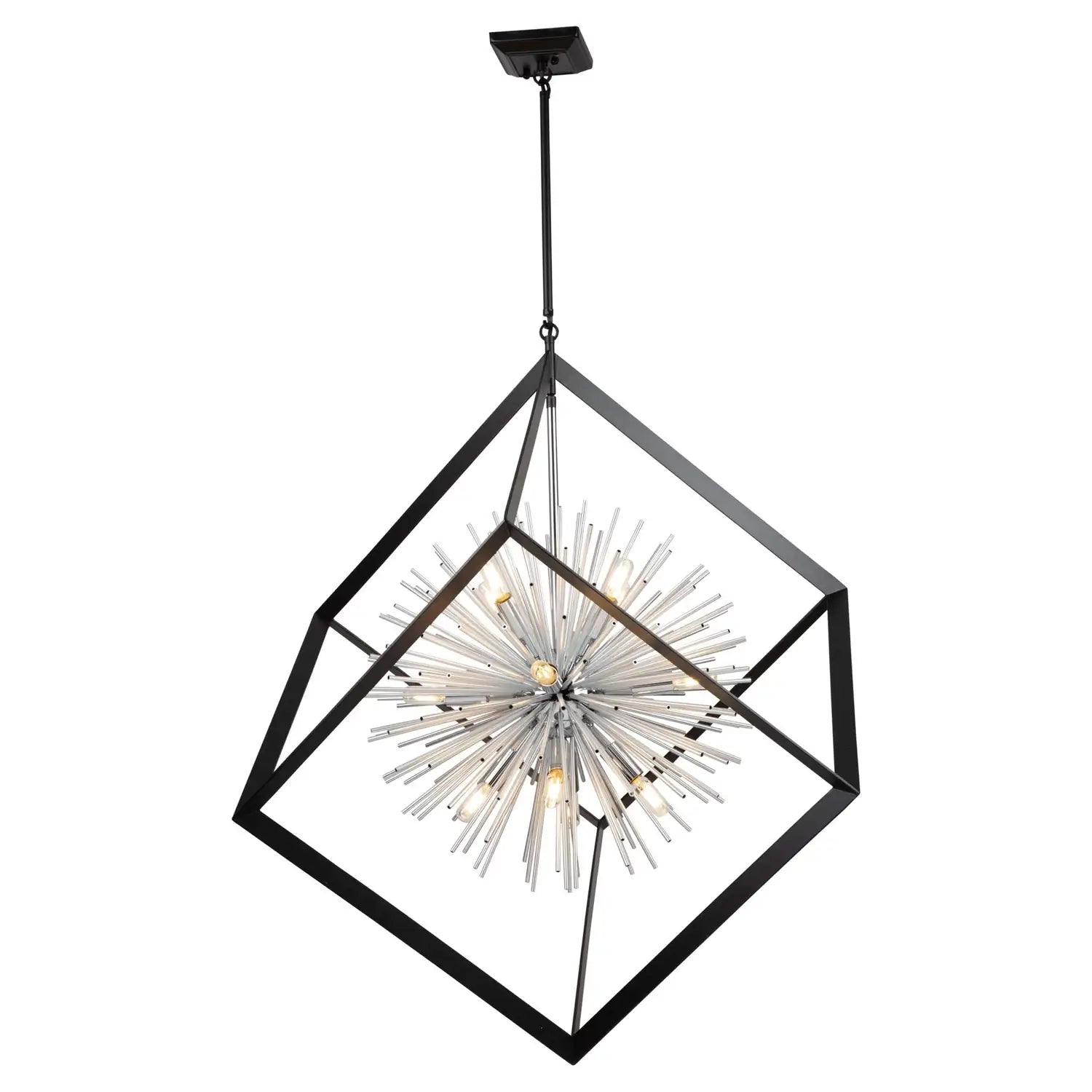 ARTCRAFT, SUNBURST CHANDELIER, CHANDELIER LIGHT
