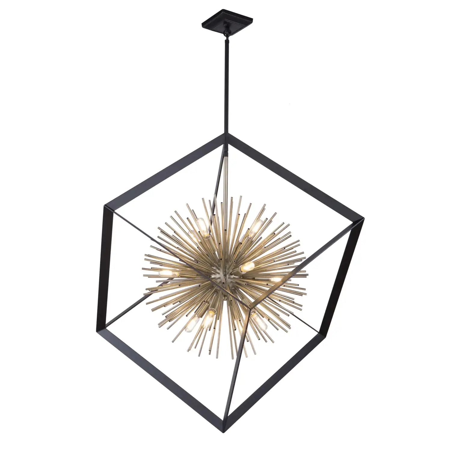 ARTCRAFT, SUNBURST CHANDELIER, CHANDELIER LIGHT