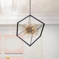 ARTCRAFT, SUNBURST CHANDELIER, CHANDELIER LIGHT