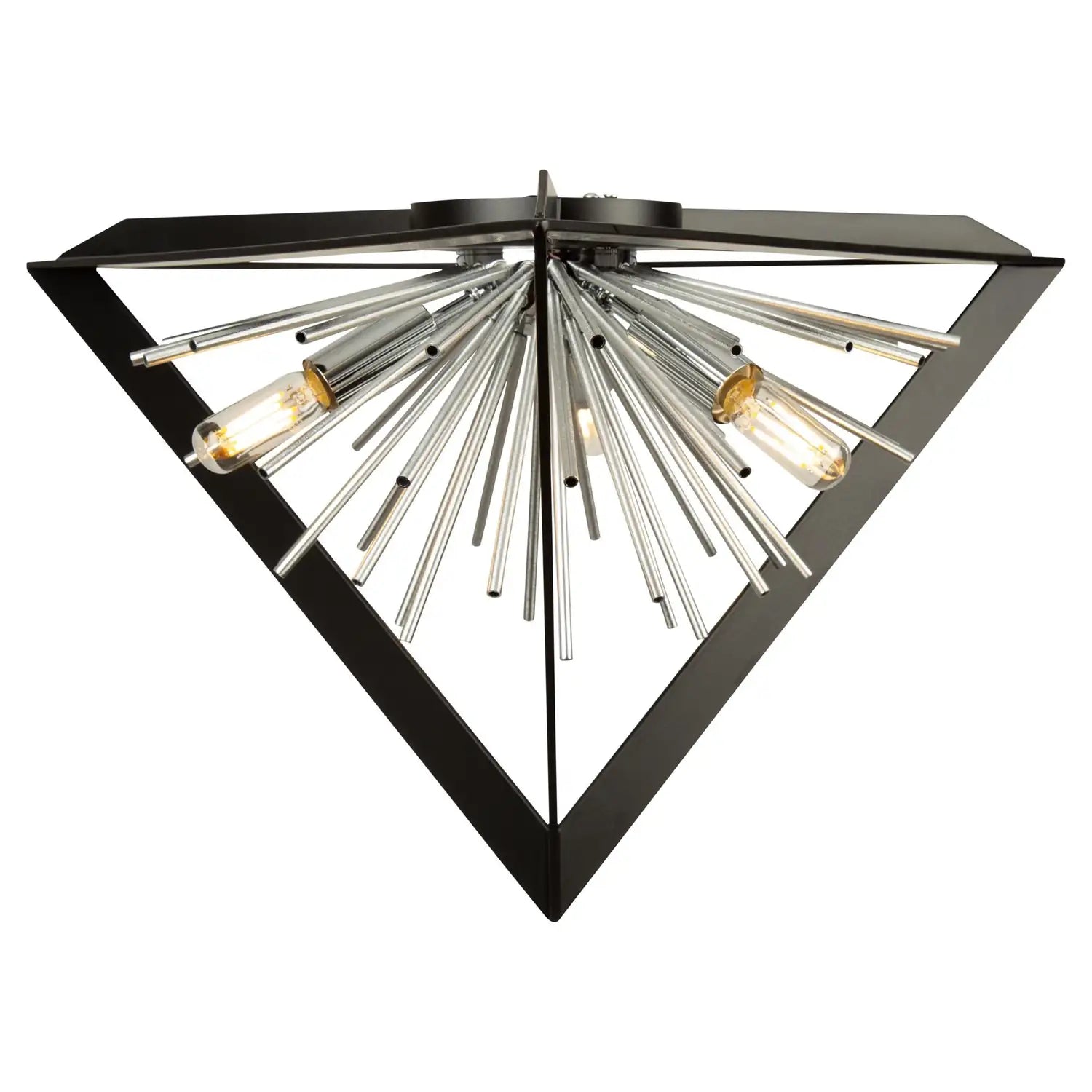ARTCRAFT, SUNBURST FLUSH MOUNT, FLUSH MOUNT CEILING LIGHTS