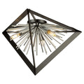 ARTCRAFT, SUNBURST FLUSH MOUNT, FLUSH MOUNT CEILING LIGHTS