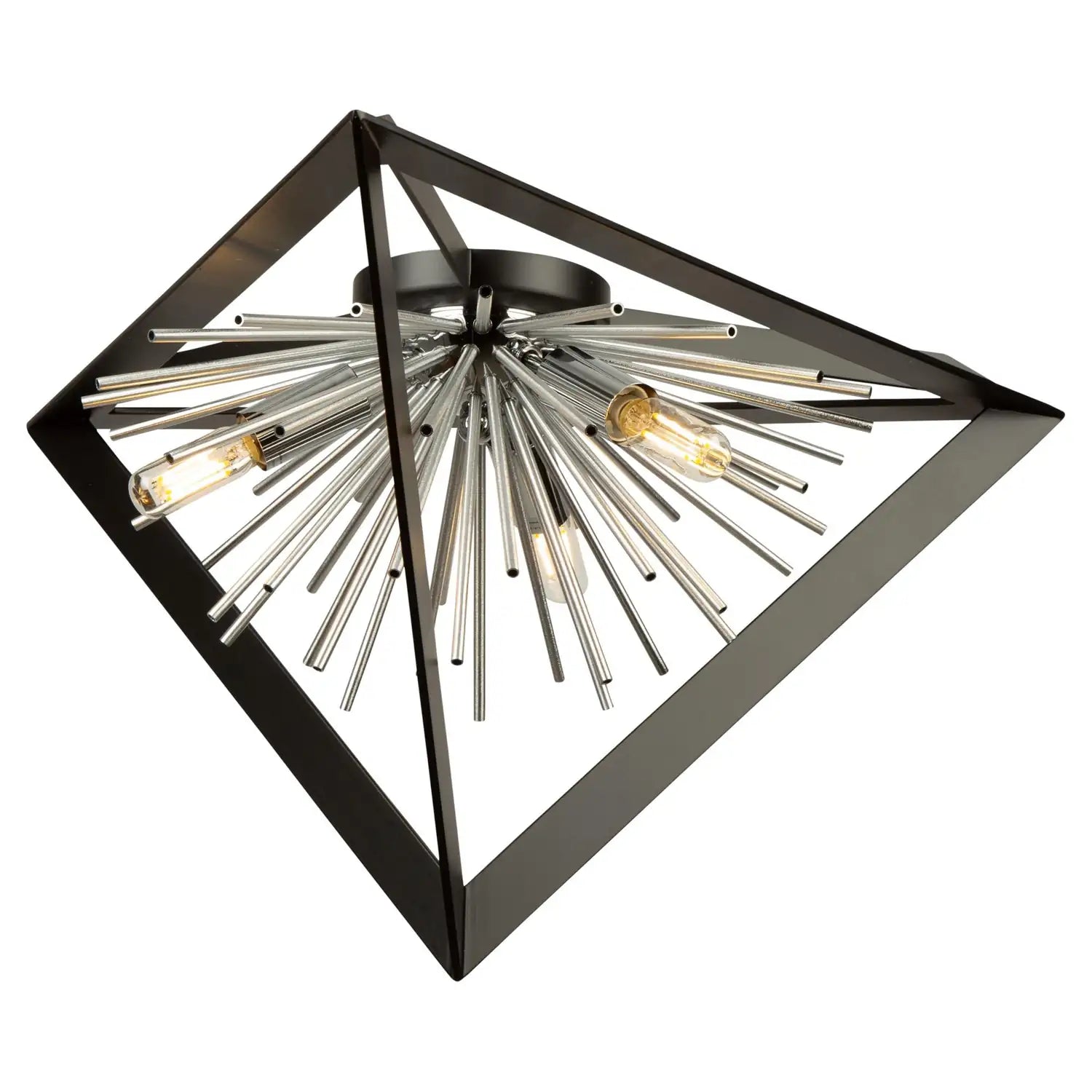 ARTCRAFT, SUNBURST FLUSH MOUNT, FLUSH MOUNT CEILING LIGHTS