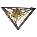 ARTCRAFT, SUNBURST FLUSH MOUNT, FLUSH MOUNT CEILING LIGHTS