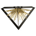 ARTCRAFT, SUNBURST FLUSH MOUNT, FLUSH MOUNT CEILING LIGHTS