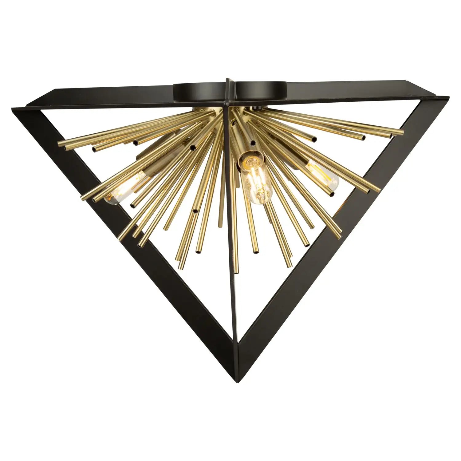 ARTCRAFT, SUNBURST FLUSH MOUNT, FLUSH MOUNT CEILING LIGHTS