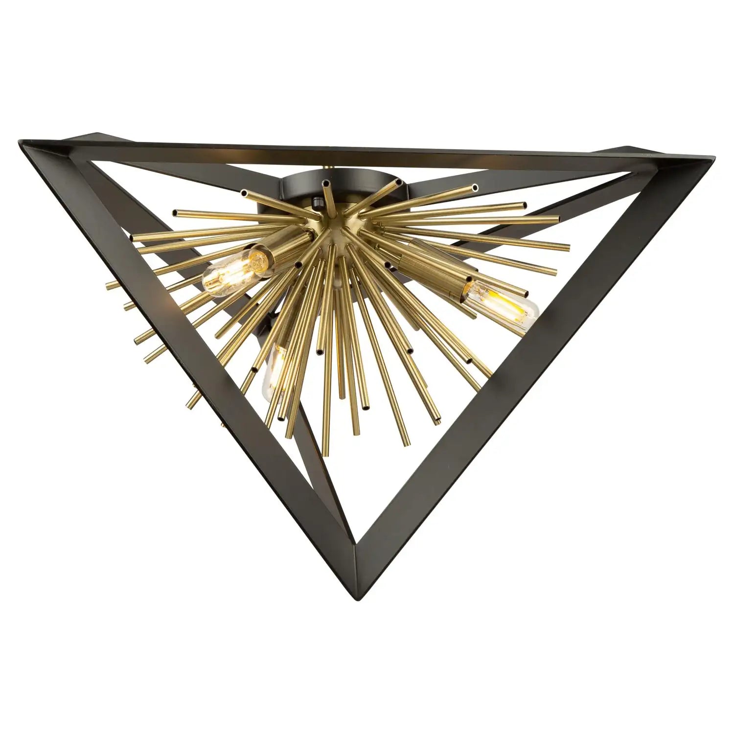 ARTCRAFT, SUNBURST FLUSH MOUNT, FLUSH MOUNT CEILING LIGHTS