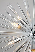 ARTCRAFT, SUNBURST CHANDELIER, CHANDELIER LIGHT