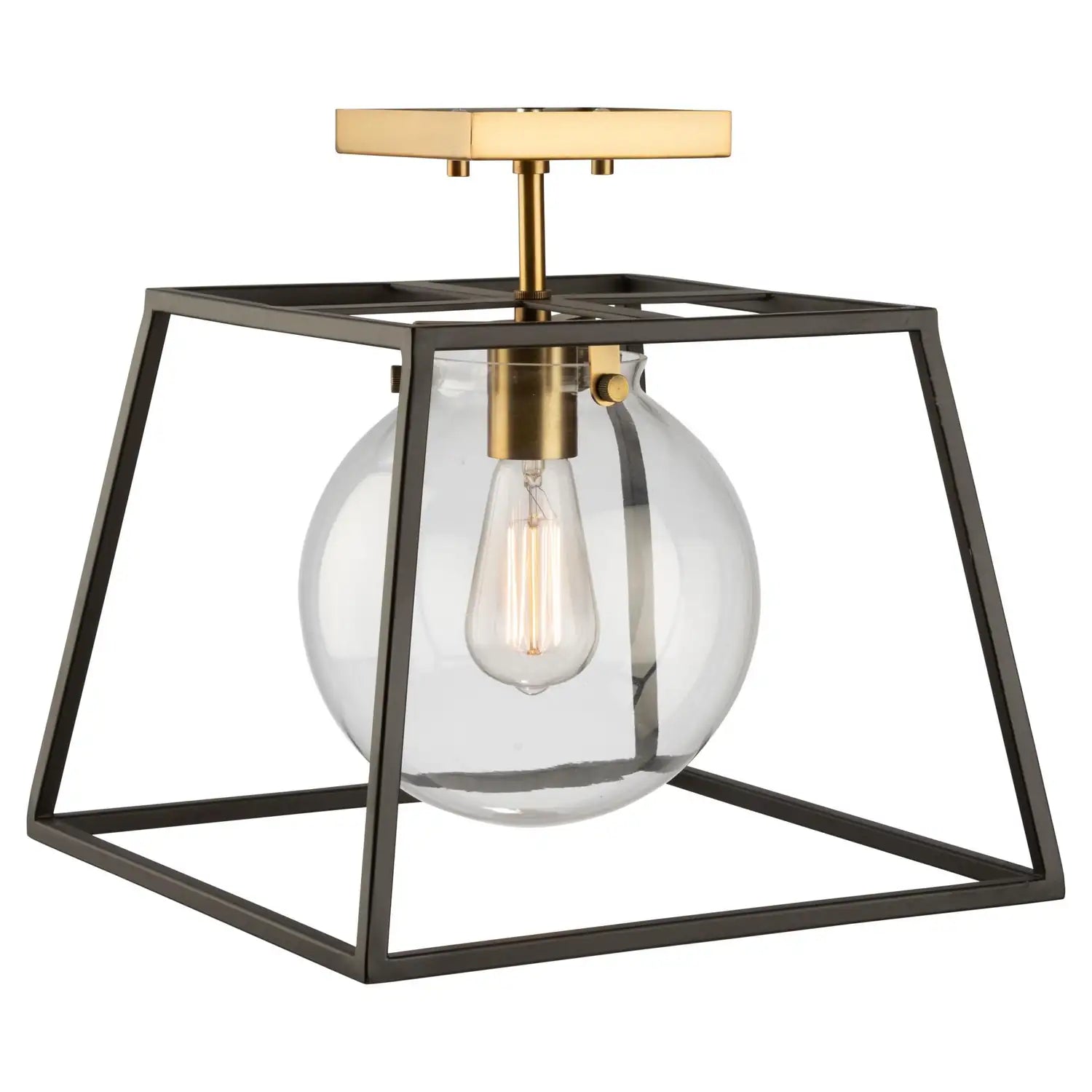 ARTCRAFT, BRIDGETOWN SEMI-FLUSH MOUNT, SEMI FLUSH MOUNT LIGHT