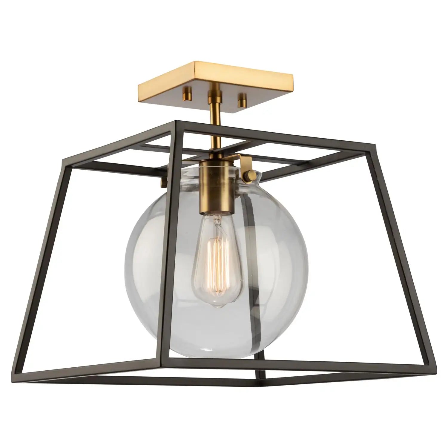 ARTCRAFT, BRIDGETOWN SEMI-FLUSH MOUNT, SEMI FLUSH MOUNT LIGHT
