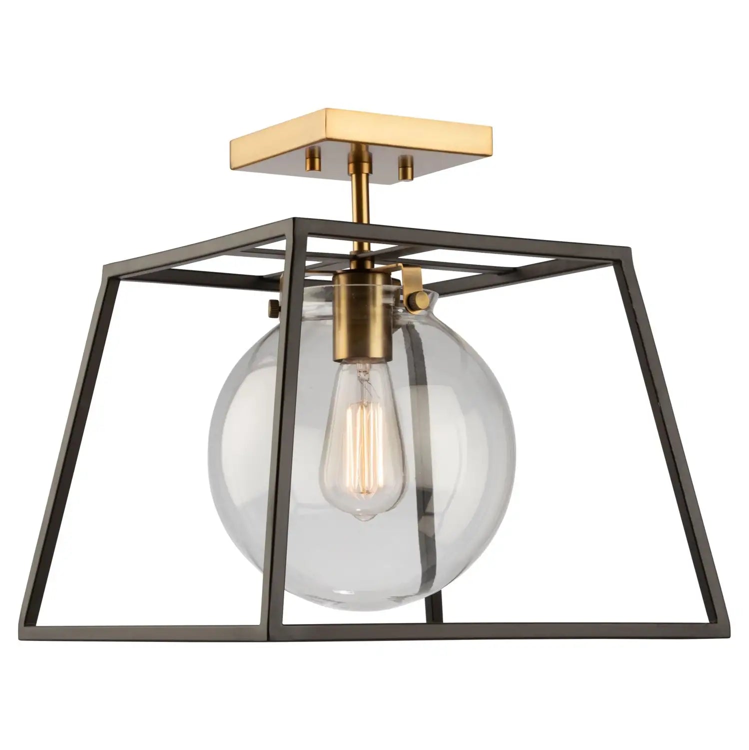 ARTCRAFT, BRIDGETOWN SEMI-FLUSH MOUNT, SEMI FLUSH MOUNT LIGHT