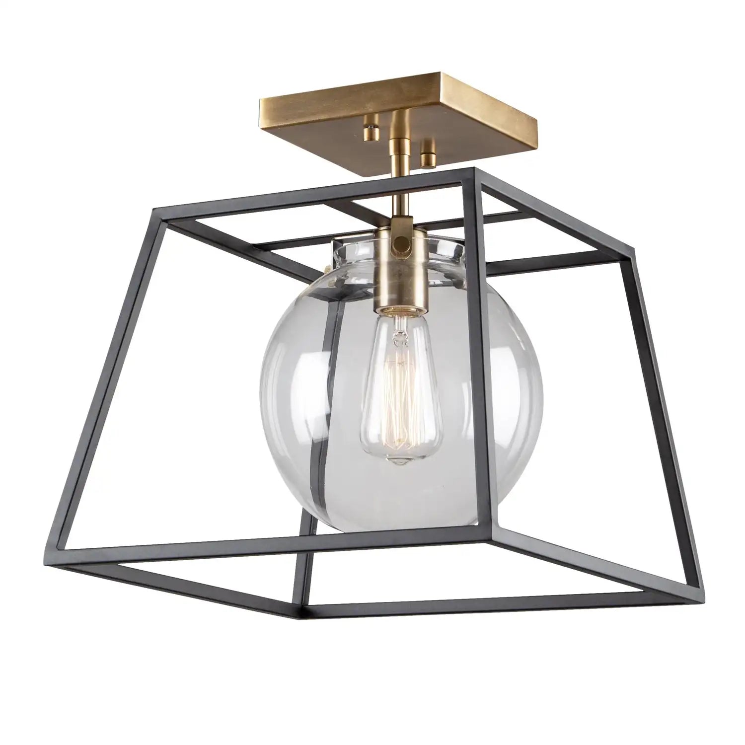 ARTCRAFT, BRIDGETOWN SEMI-FLUSH MOUNT, SEMI FLUSH MOUNT LIGHT